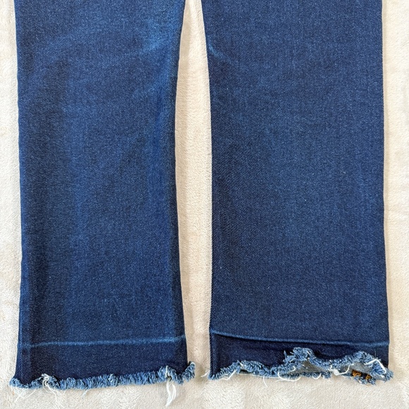 Sandro Paris Jeans Womens Size EU38 Dark Blue Skinny High Waist Capri - Picture 11 of 13